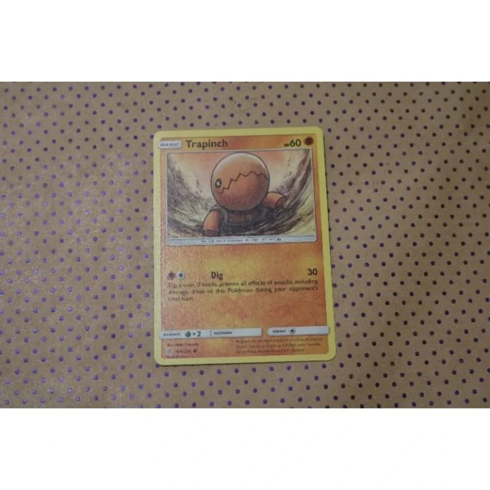 trapinch pokemon cards Trading Fighting Rarity Trapinch 108/236 Pokemon Card (2019)